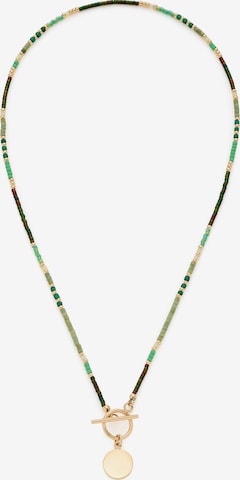 LEONARDO Necklace in Green: front