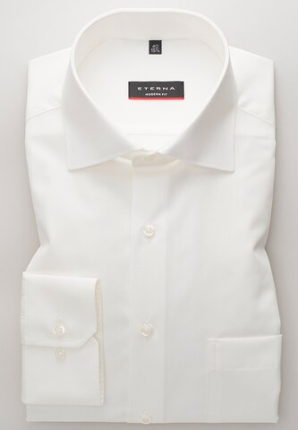 ETERNA Regular fit Button Up Shirt in White