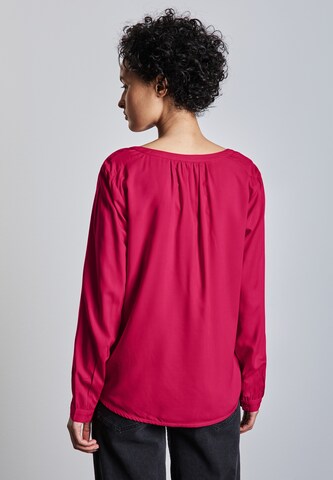 STREET ONE Tunika in Unifarbe in Pink