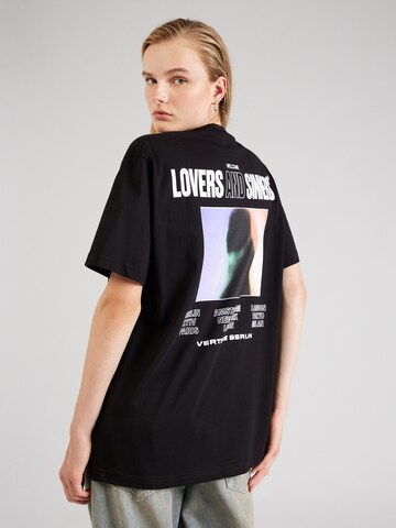 Vertere Berlin Shirt 'LOVERS AND SINNERS' in Black: front