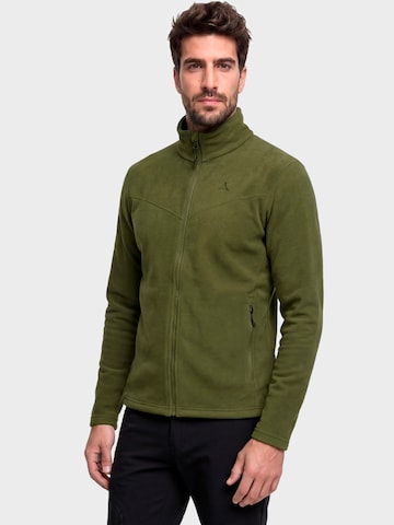 Schöffel Funktionele fleece-jas in Groen: voorkant