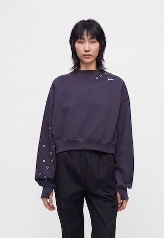 NIKE Суичър 'Studio' в сиво