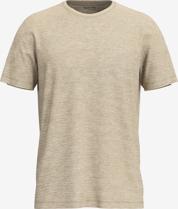 SELECTED HOMME - Camiseta 'Aspen' en marrón: frente