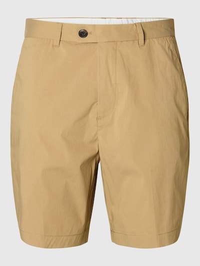 SELECTED HOMME Pantalon chino en cappuccino, Vue avec produit