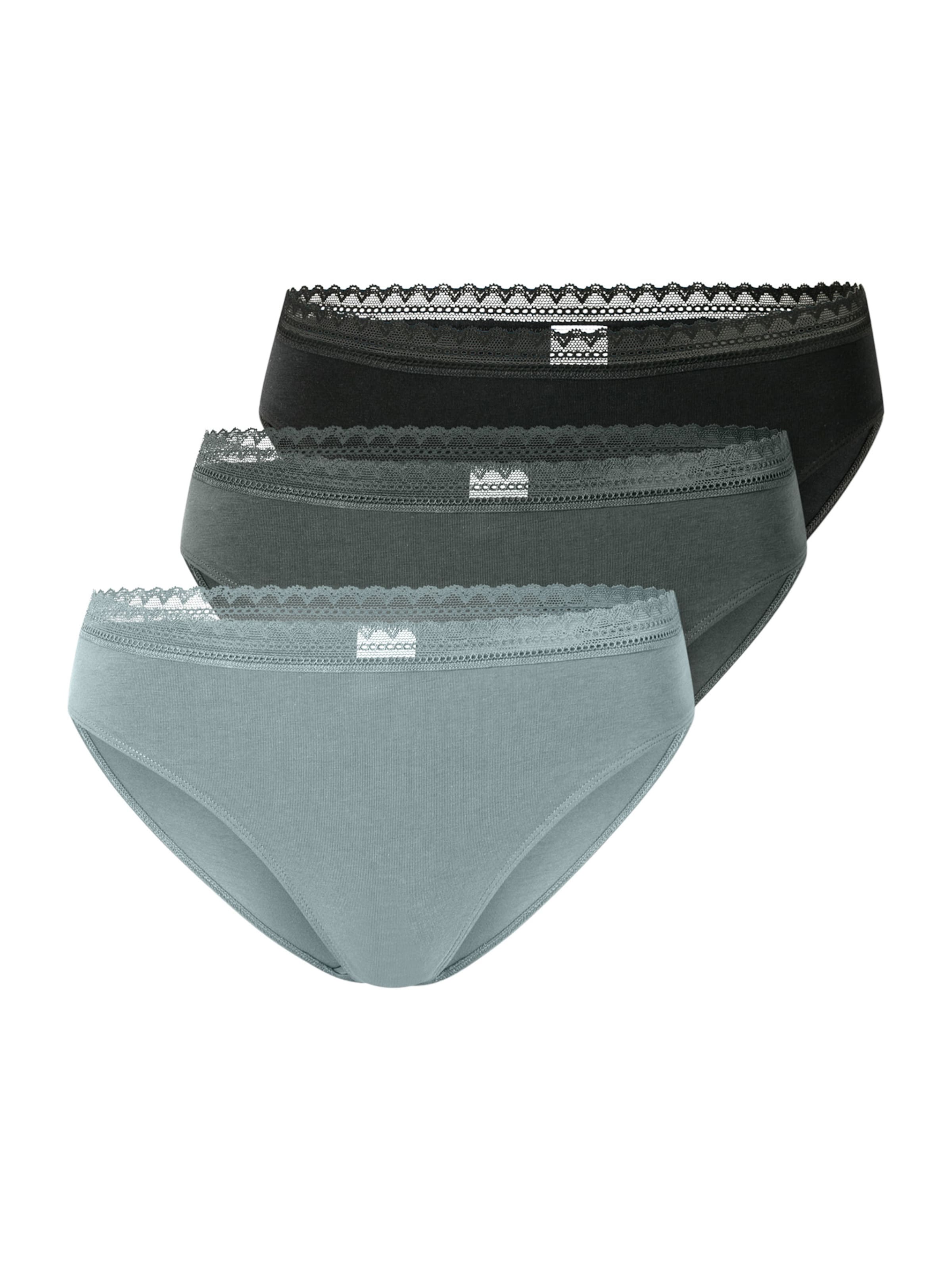 SCHIESSER Slip in Grün: Vorderseite