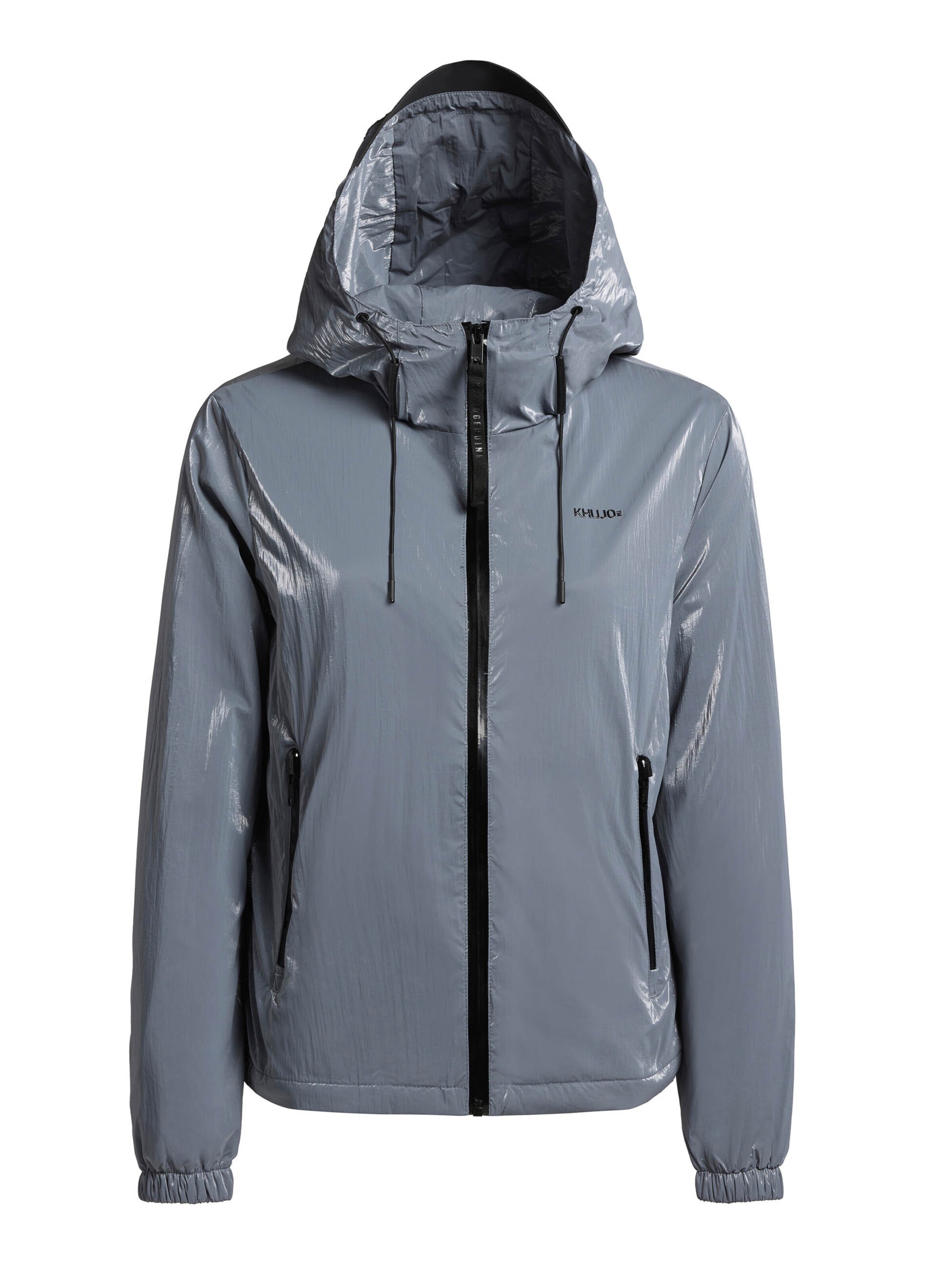 khujo Jacke ' NICKY ' in Grau: Vorderseite
