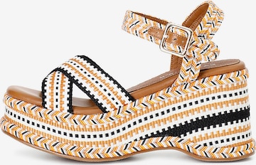 CAFè NOIR Sandaal in Gemengde kleuren: voorkant