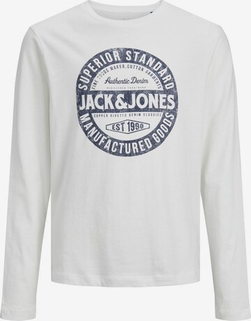 T-Shirt Jack & Jones Junior en blanc : devant