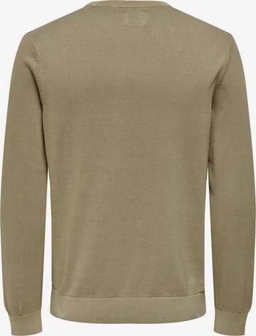 Pull-over 'BOVI' Only & Sons en beige