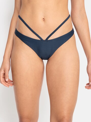 LSCN by LASCANA Bikinibroek 'Gina' in Blauw: voorkant