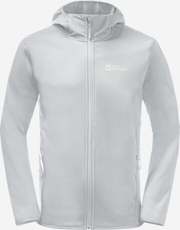 Veste de sport 'BORNBERG' JACK WOLFSKIN en gris : devant