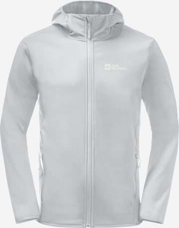 JACK WOLFSKIN Athletic Jacket 'BORNBERG' in Grey: front