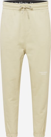 Calvin Klein Jeans Pants in Green: front