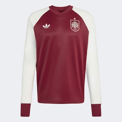ADIDAS PERFORMANCE Tricot 'Spain 26 Away Pre Match Warm' in de kleur Donkerrood / Wit, Productweergave