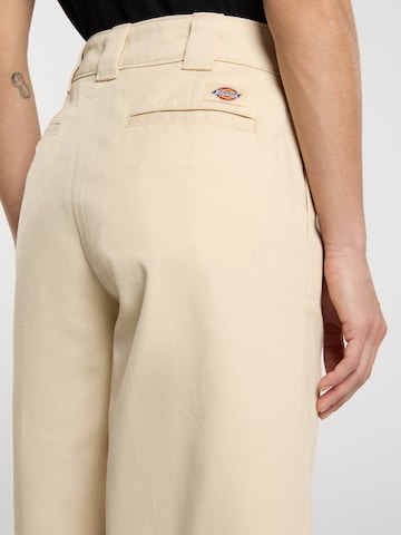 DICKIES Широкий Плиссированные брюки в Коричневый