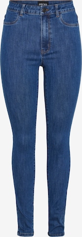 PIECES Skinny Farkut 'Dea' värissä sininen: etupuoli