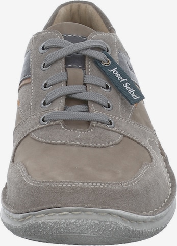 JOSEF SEIBEL Athletic Lace-Up Shoes 'Anvers' in Grey