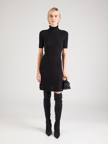 GUESS - Vestido de punto 'JULIA' en negro: frente