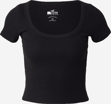 T-shirt HOLLISTER en noir : devant