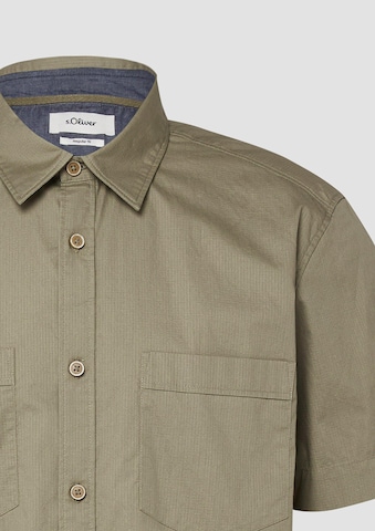 s.Oliver Regular Fit Hemd in Grün