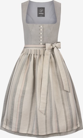 STOCKERPOINT Dirndl Valeria in Grau: Vorderseite