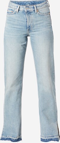 WEEKDAY Wide leg Jeans 'Love Split' in Blauw: voorkant