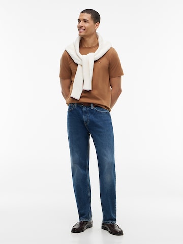 T-Shirt 'Ess Seasonal' TOMMY HILFIGER en marron