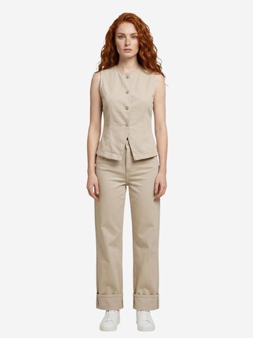 regular Jeans 'Onleverly Hw Slim St Fold-Up Cc Pnt 15364368' di ONLY in beige