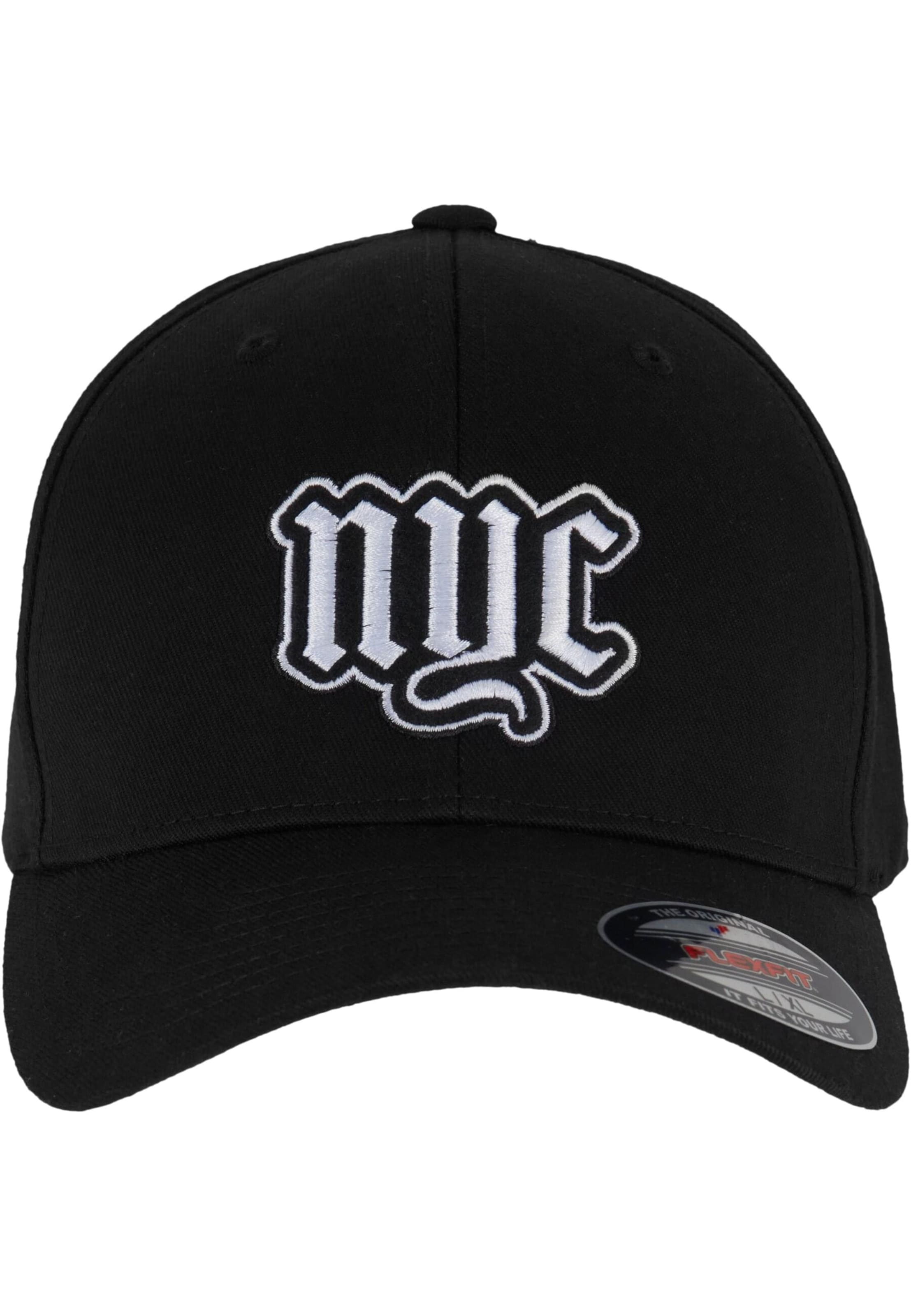 Cappello da baseball 'NYC' di Flexfit in nero