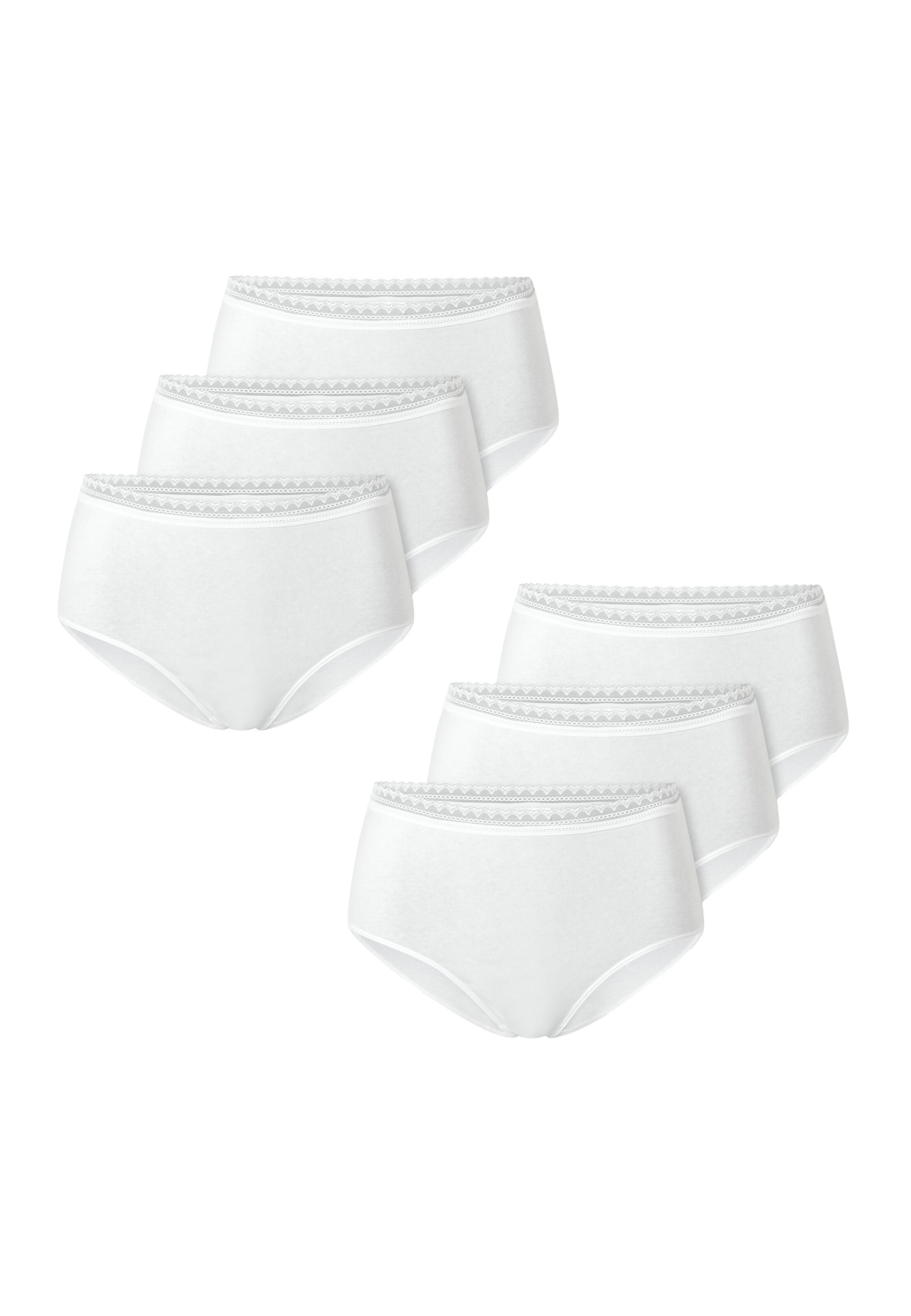 SCHIESSER Midislip ' Modern Multipacks ' in Weiß: Vorderseite