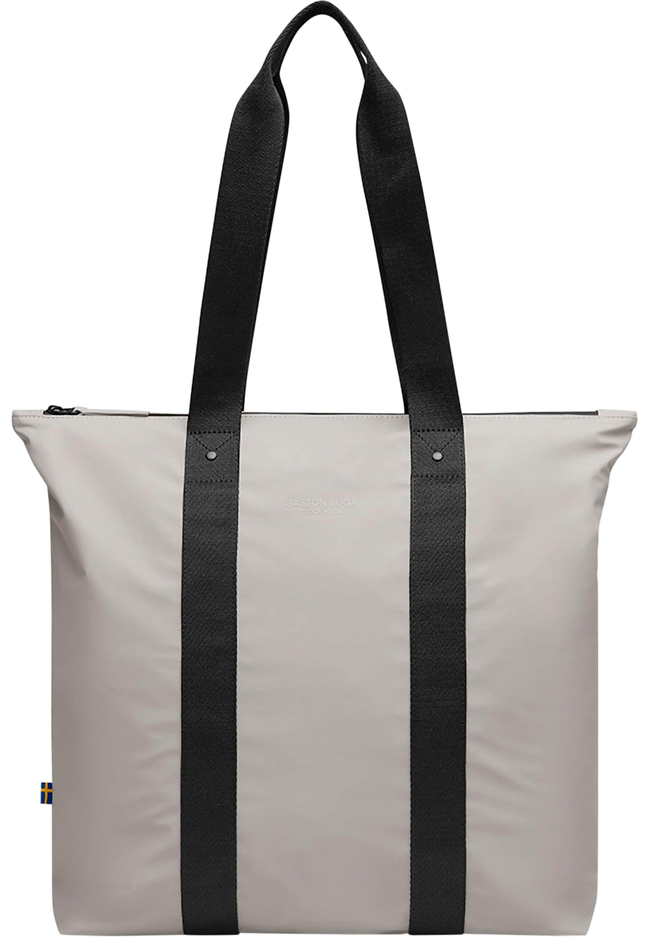 Gaston Luga "Чанта тип ""Shopper""" 'Däsh' в сиво: отпред