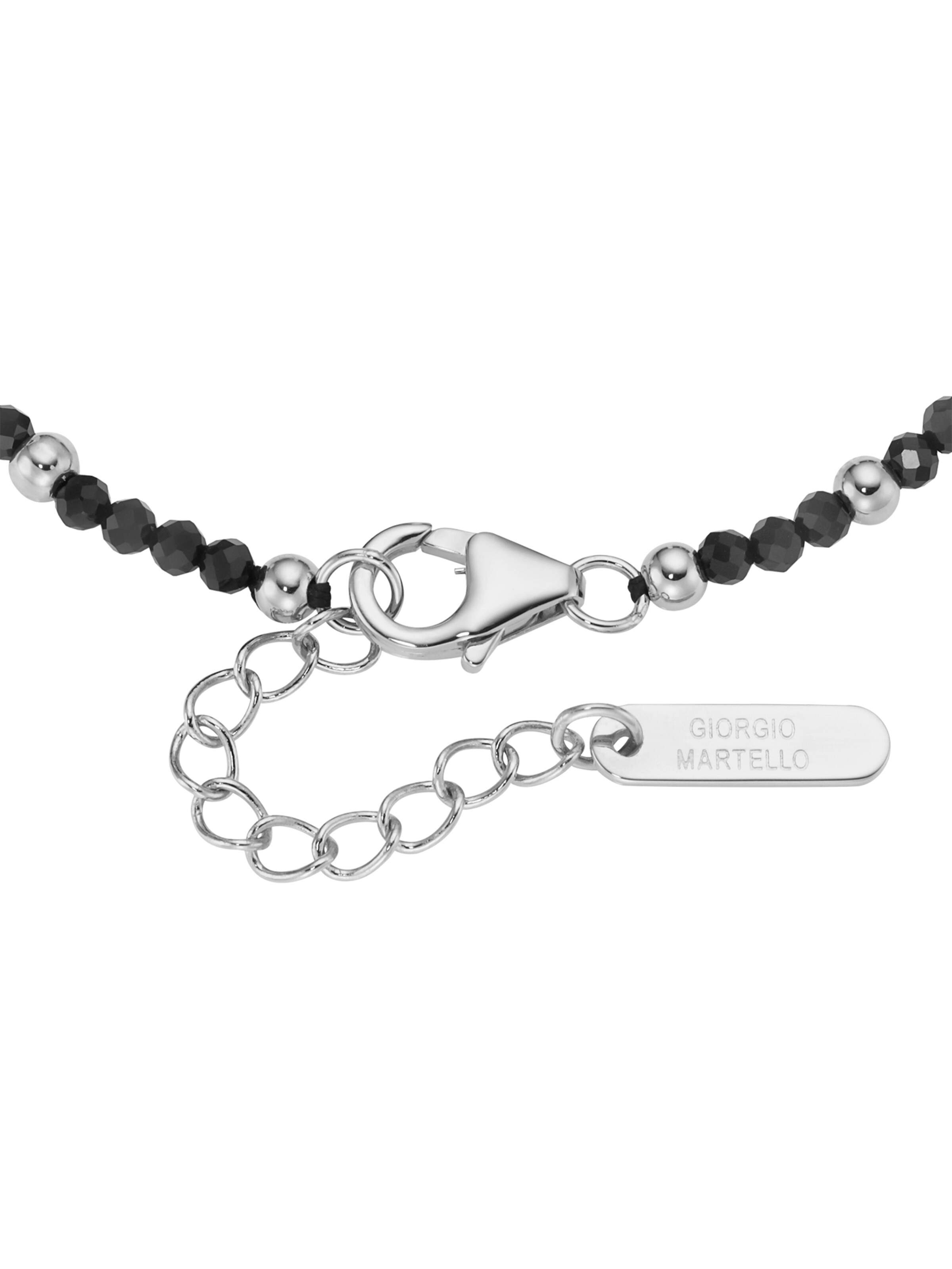 Giorgio Martello Milano Armband in Zwart