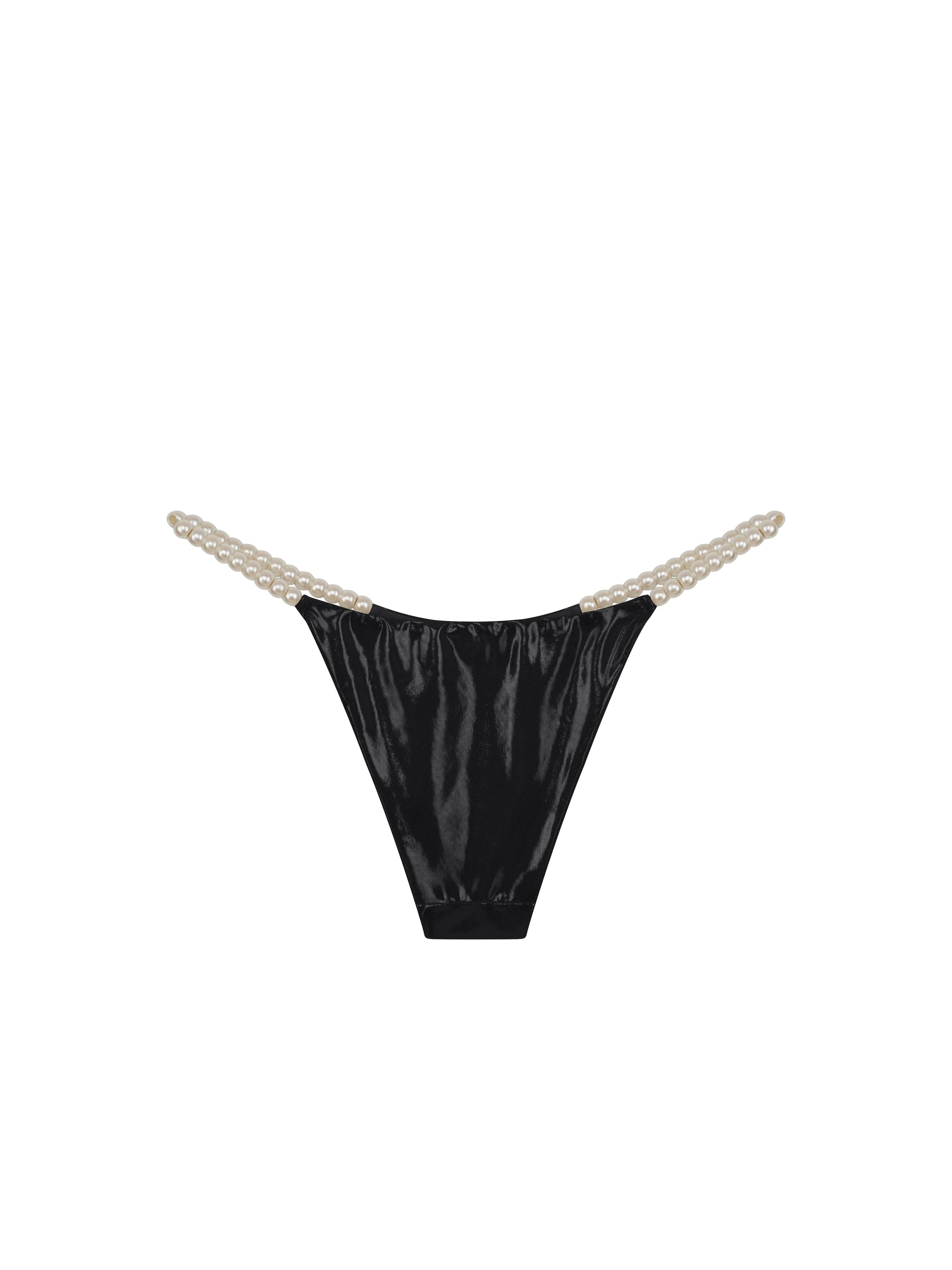 GOD SAVE QUEENS Bikini bottom 'Mia' in Grey: front