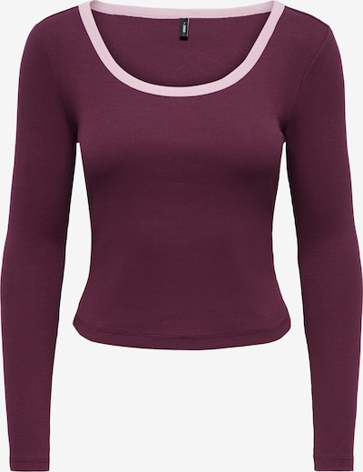Maglietta 'ONLVAL' in XS ONLY di colore bacca / rosé, Visualizzazione prodotti