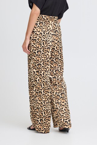 Wide Leg Pantalon 'IHCNima' ICHI en marron