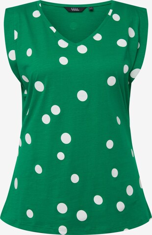 Ulla Popken Shirt in Groen: voorkant