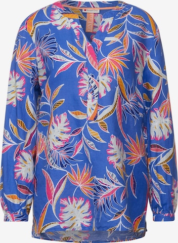 STREET ONE Blouse in Blauw: voorkant