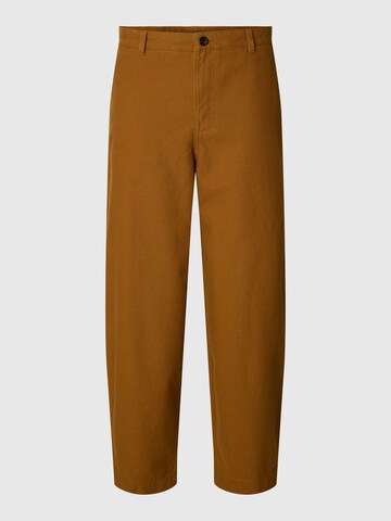 SELECTED Barrel Pants in Brown