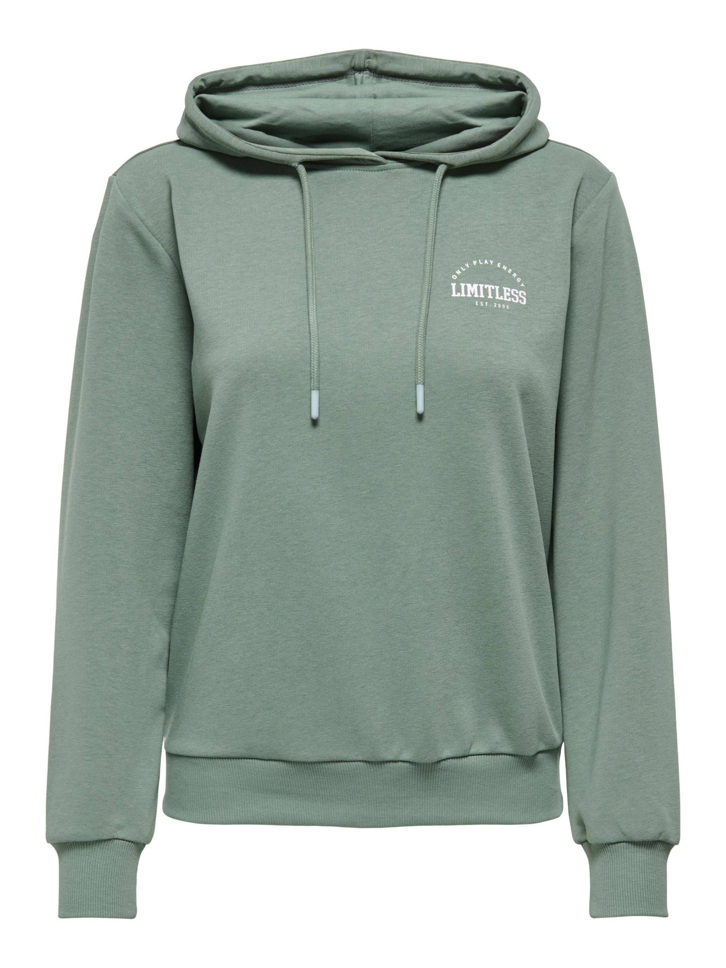 ONLY PLAY Sportief sweatshirt 'ONPCava' in Groen: voorkant