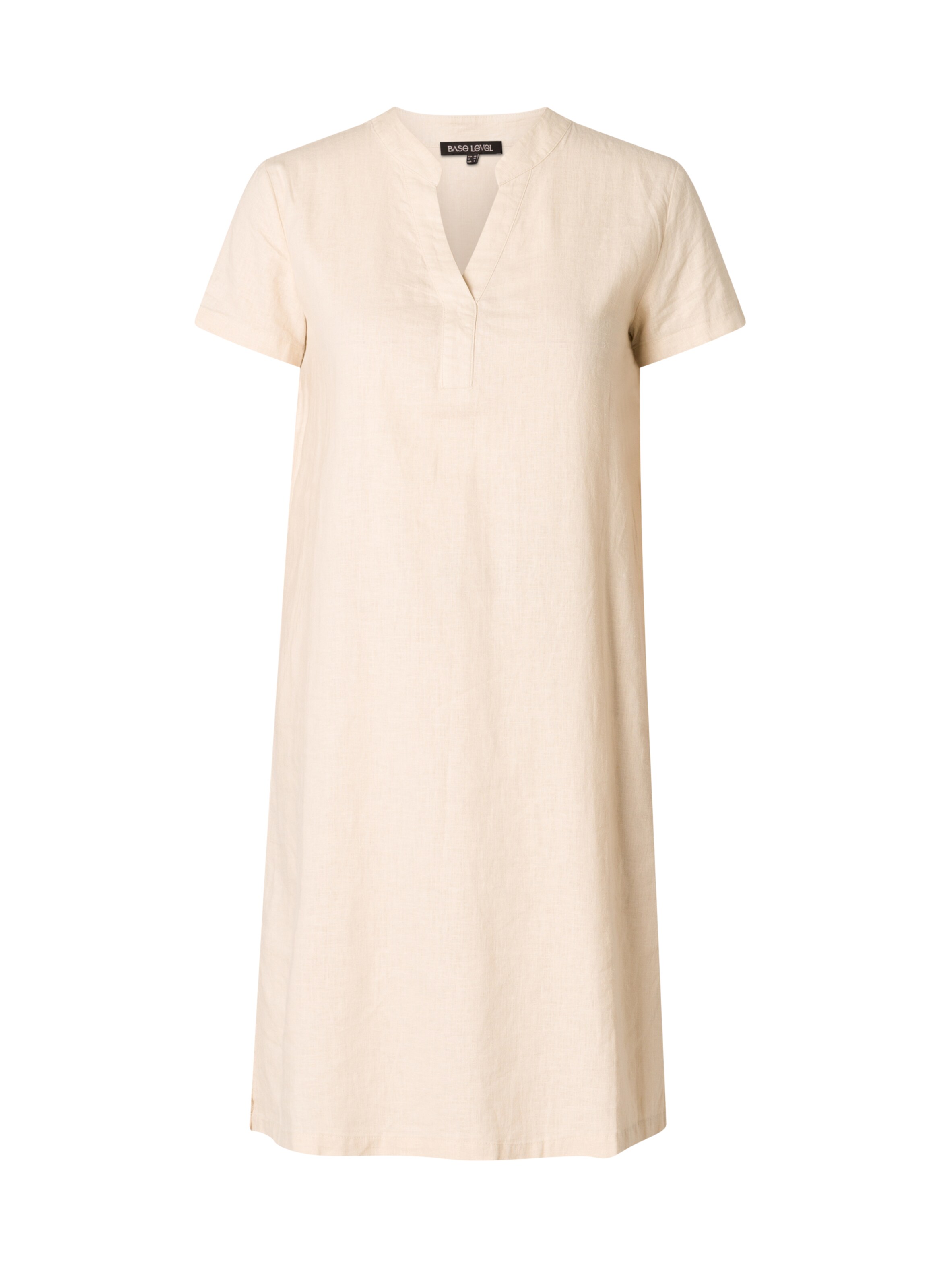 BASE LEVEL CURVY Kleid in Beige: Vorderseite