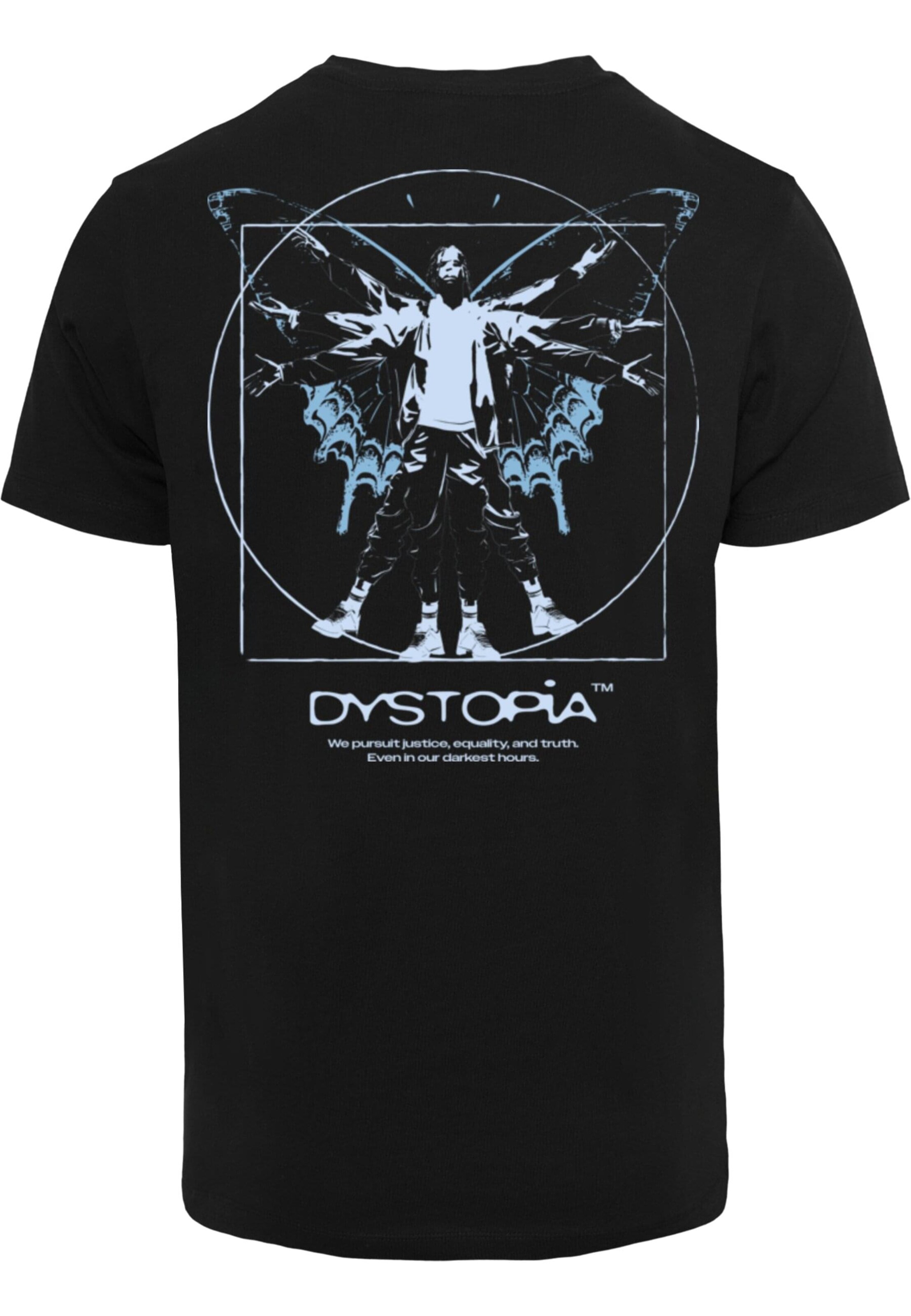 Mister Tee Shirt 'Dystopia' in Black
