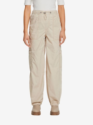 Loosefit Pantalon cargo ESPRIT en beige : devant