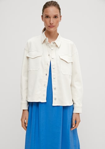 comma casual identity Tussenjas in Beige: voorkant