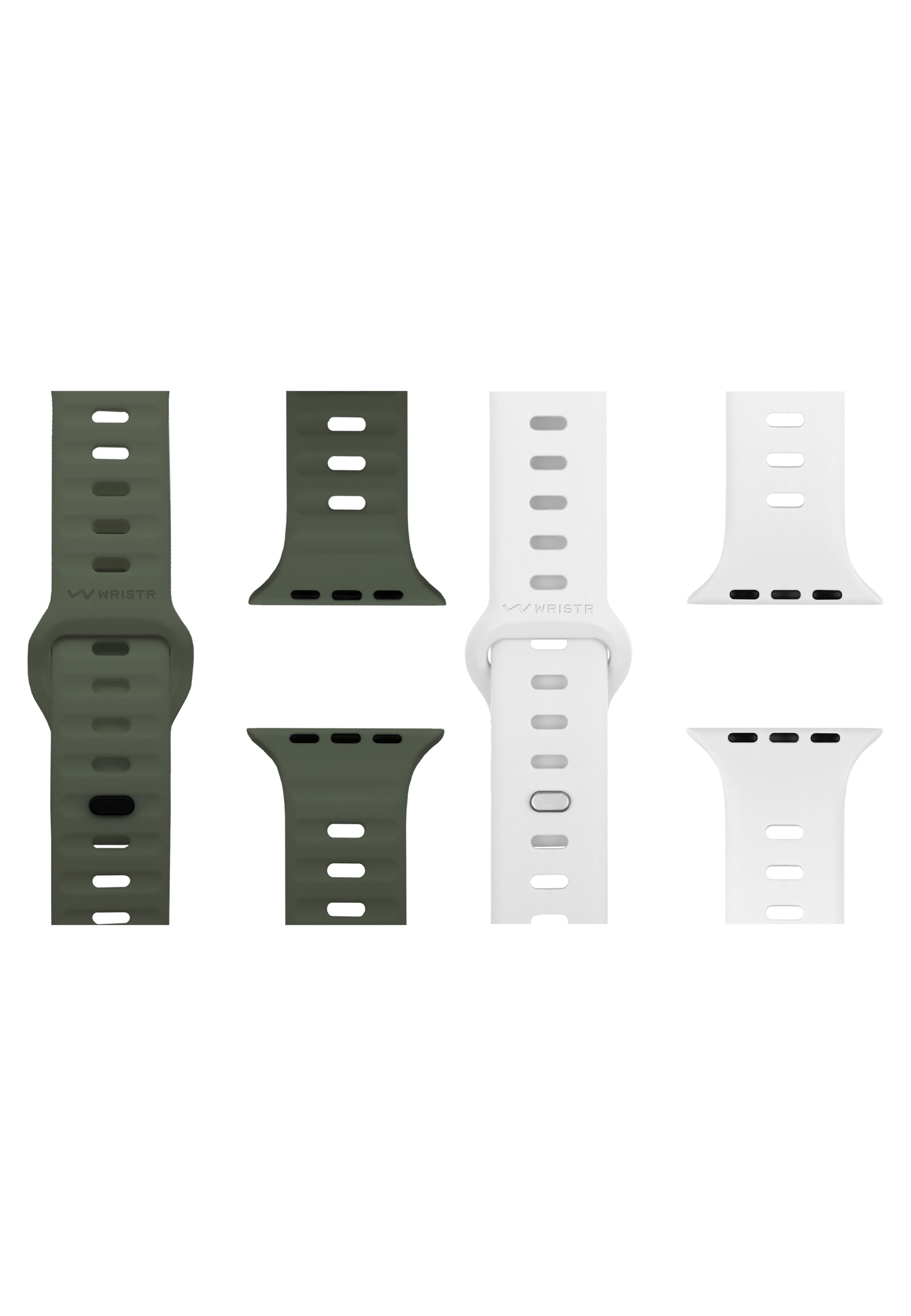 WRISTR Smartwatch-Armband 'Nova-Motus-Solo' in One Size in grün / weiß, Produktansicht