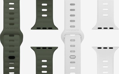 WRISTR Smartwatch-Armband 'Nova-Motus-Solo' in One Size in grün / weiß, Produktansicht