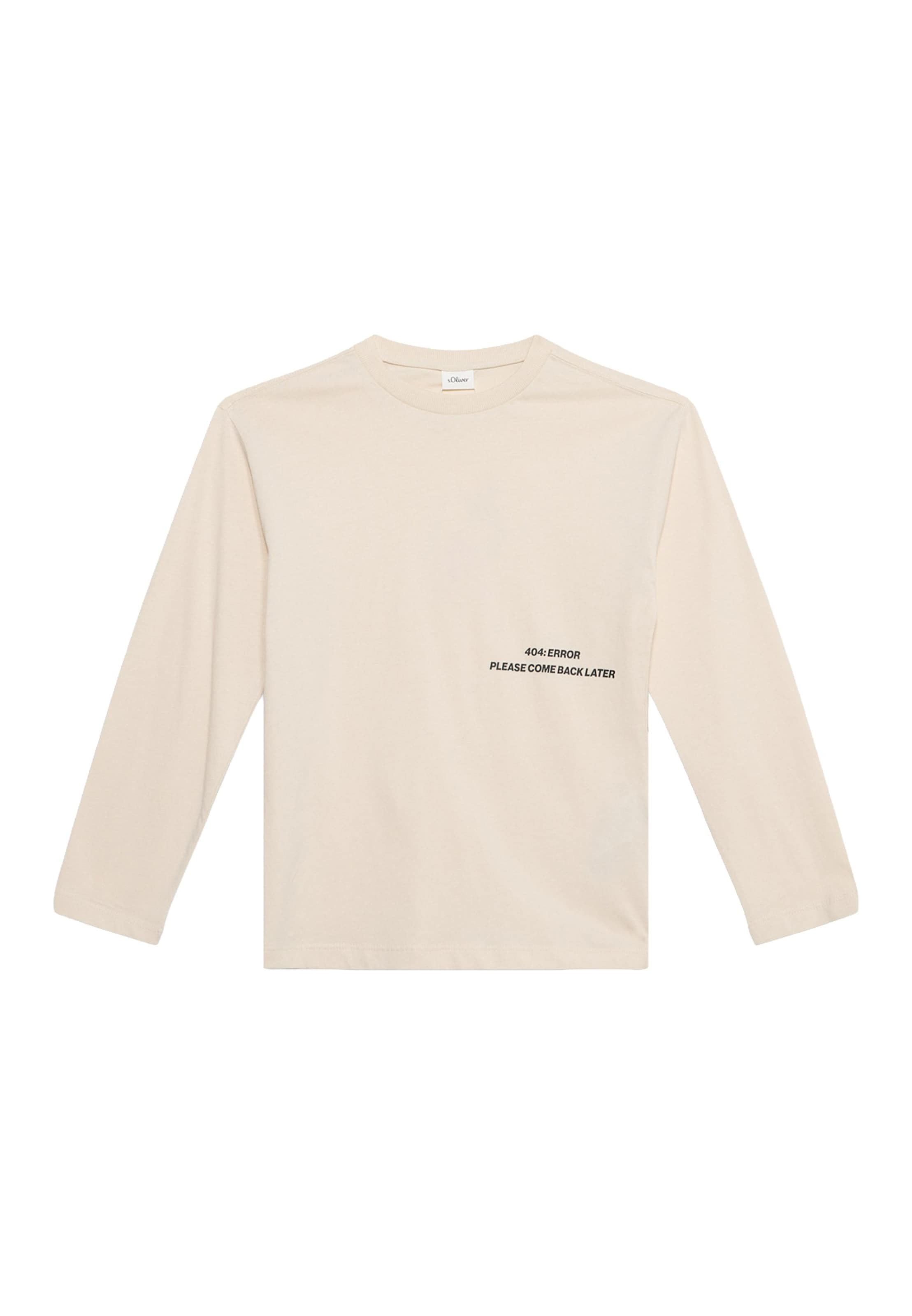 s.Oliver - Camiseta en beige: frente