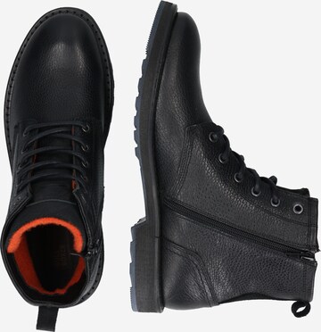 BULLBOXER Lace-Up Boots in Black