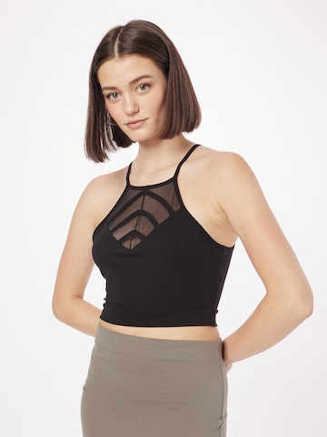 ABOUT YOU Top 'Emma' in Black: front