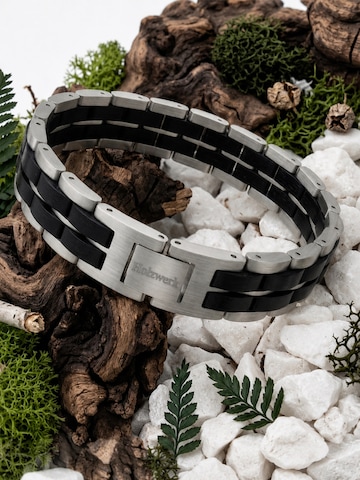 Braccialetto 'DEGERSEE' di Holzwerk in argento