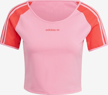 T-shirt 'Island Club' ADIDAS ORIGINALS en rose : devant